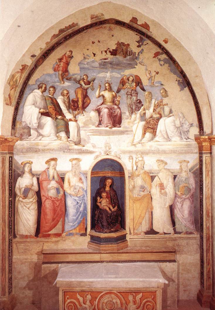 Trinity and Six Saints